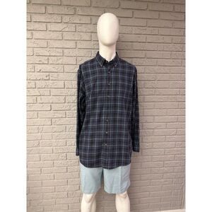 L.L. Bean Men’s Wrinkle Resistant Cotton/ Cashmere Long Sleeve Shirt Size L Tall